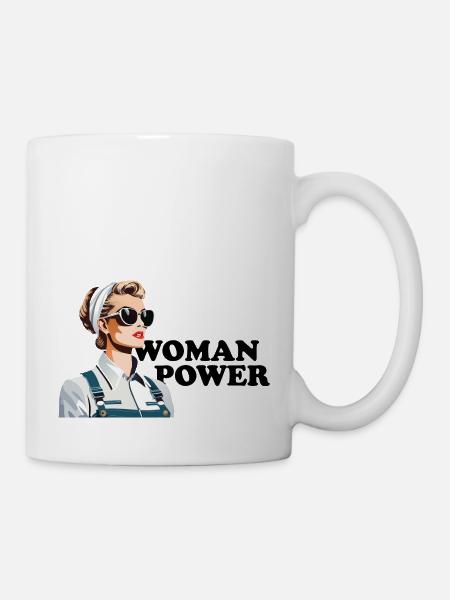 Woman Power - Mug - white