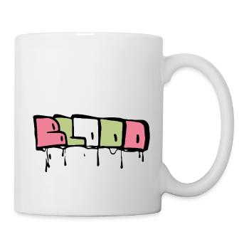 Style graffiti Splash hip hop couleurs peintre couleur - Mug blanc - blanc - Droite