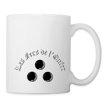 Les Fers de l'Enfer / Die Eisen der Hölle - Pétanque - Tasse - Weiß - Rechts