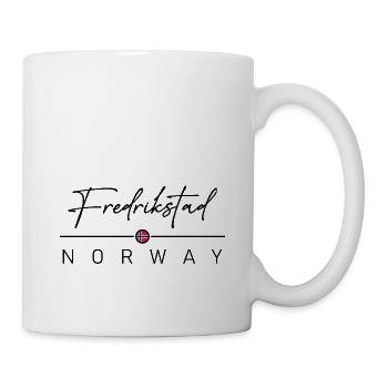 Norwegen - Fredrikstad - Norge - Norway - Tasse - Weiß - Rechts