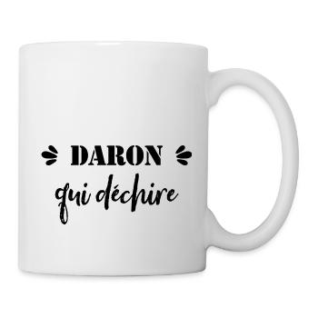 Daron Qui Déchire - Mug blanc - blanc - Droite