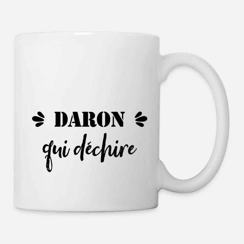 Daron Qui Déchire - Mug blanc - blanc