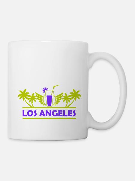los angeles - Tasse - Weiß