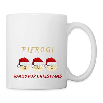Pierogi Ready For Christmas Happy Pierogi - Mug - white - Right