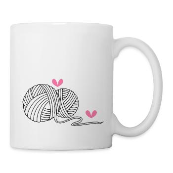 Tricot Tricot Crochet Tricoteur - Mug blanc - blanc - Droite