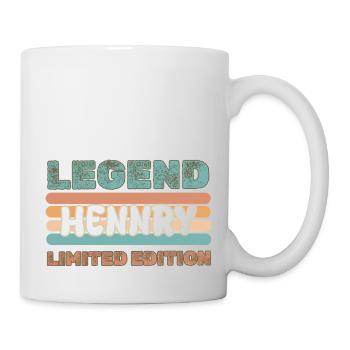 Prénom Hennry - Mug blanc - blanc - Droite