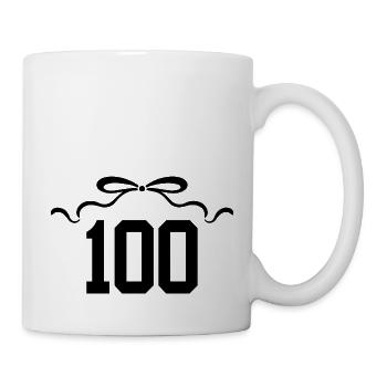 Number 100 Knot - 100th Anniversary - Mug - white - Right