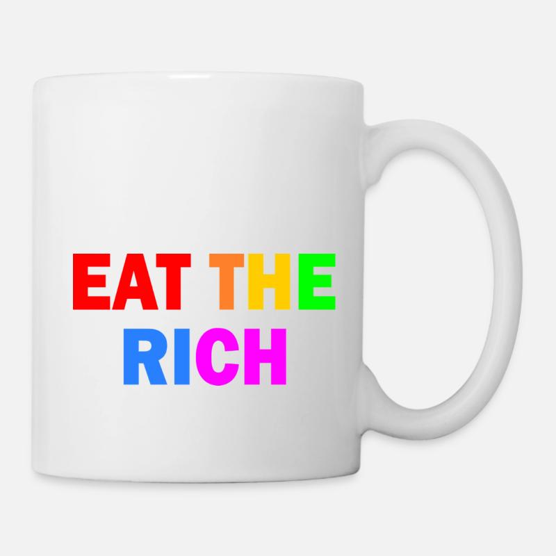 Eat the rich - Mug - white