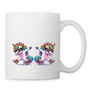 Bande dessinée Licorne 2 - Mug blanc - blanc - Droite