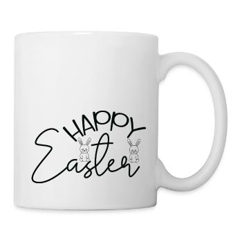 Happy Easter 🐰🌸 - Tasse - Weiß - Rechts