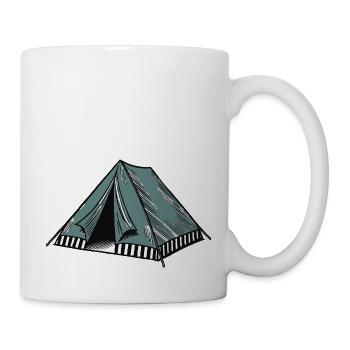 zelt - Tasse - Weiß - Rechts
