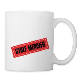 Membre du personnel - Mug blanc - blanc - Droite