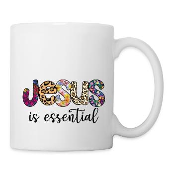 Jesus is essential - Mug - white - Right
