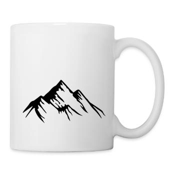 mountains - Mug - white - Right