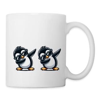 pinguin dabbing 2 - Tasse - Weiß - Rechts