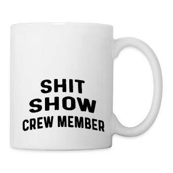 membre de l'équipe du spectacle de merde - Mug blanc - blanc - Droite