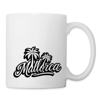 Palmiers de Majorque - Mug blanc - blanc - Droite