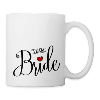 Team Bride Heart Wedding - Mug - white - Right