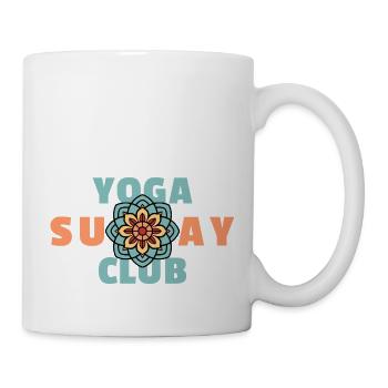 Yoga Sunday Club – Lotus Yoga Zen Mode - Tasse - Weiß - Rechts