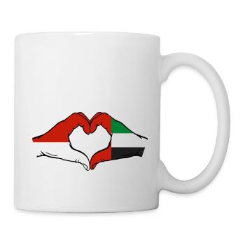 Monaco United Arab Emirates Flag - Mug - white - Right