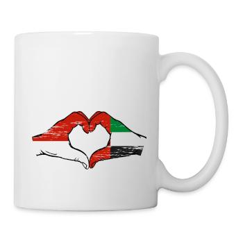 Monaco United Arab Emirates Flag - Mug - white - Right