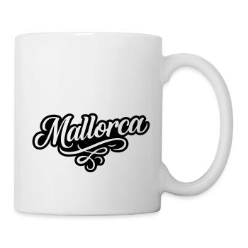 Lettrage de Majorque - Mug blanc - blanc - Droite