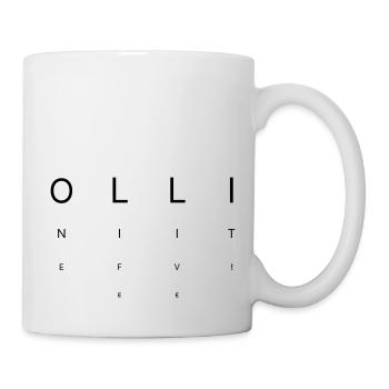 One Life – Eyetest Chart Style - Mug - white - Right
