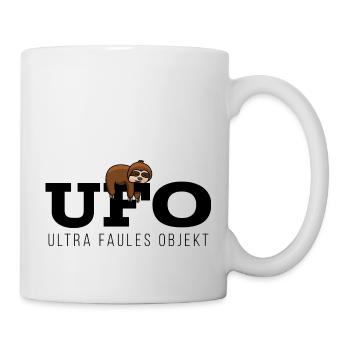 Ultra Faules Objekt Faultier - Tasse - Weiß - Rechts