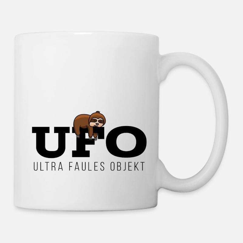 Ultra Faules Objekt Faultier - Tasse - Weiß