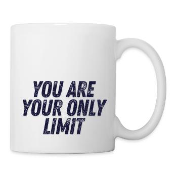 You are your only limit - Mug - white - Right