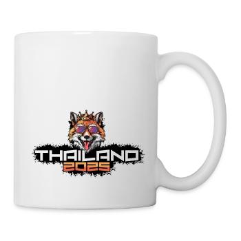 Thailand 2025 Party Fuchs - Tasse - Weiß - Rechts