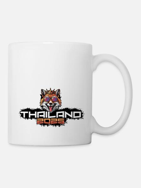 Thaïlande 2025 Fête Renard - Mug blanc - blanc
