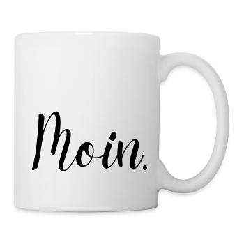Moin - Tasse - Weiß - Rechts