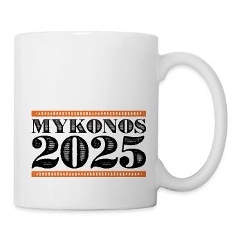 Mykonos 2025 - Tasse - Weiß - Rechts