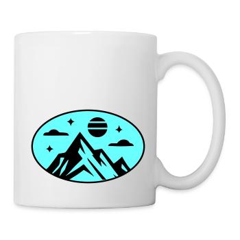 Mountains icon - Mug - white - Right