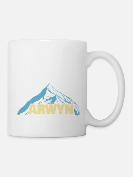 Arwyn als Frauenname - Tasse - Weiß