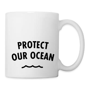 Protect Our Ocean - Mug - white - Right
