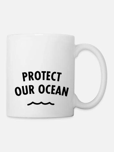 Protect Our Ocean - Tasse - Weiß
