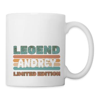 Andreï comme prénom - Mug blanc - blanc - Droite