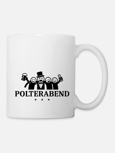 Polterabend Junggesellen - Tasse - Weiß