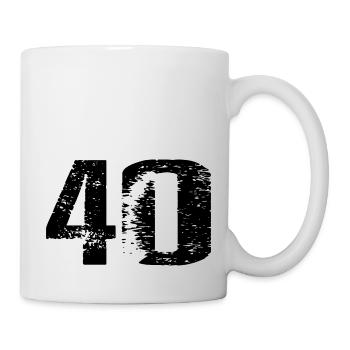 40 Number Leotard - Mug - white - Right
