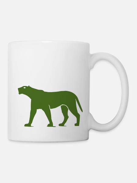 panther animal - Tasse - Weiß