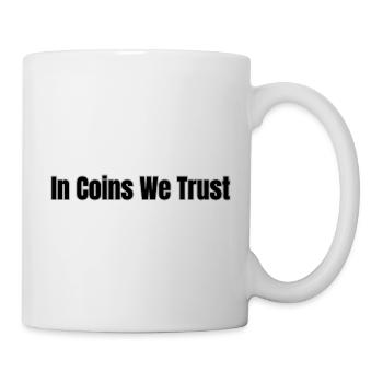 In Coins we Trust Black - Mug - white - Right