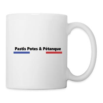 PASTIS POTES PÉTANQUE FRANCE BBR - Mug - white - Right