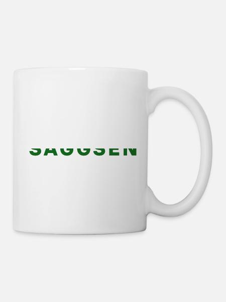 Saggsen / Sachsen - Tasse - Weiß
