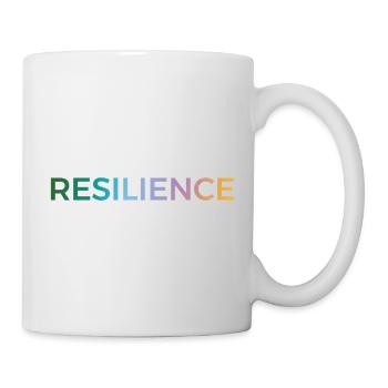 Resilience Gradient Typo - Mug - white - Right
