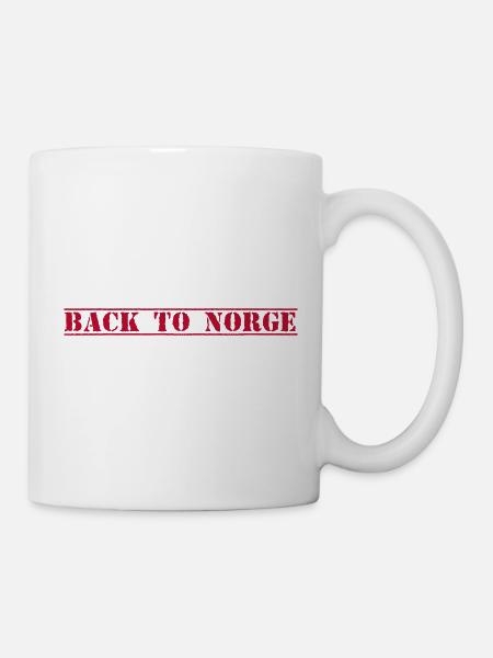 Norvège Norvège Norvège - Mug blanc - blanc