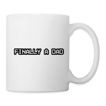finally a dad design - Mug - white - Right