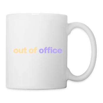 Absent du bureau - Mug blanc - blanc - Droite