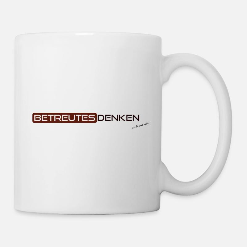 Pensée supervisée, mais pas avec moi. - Mug blanc - blanc